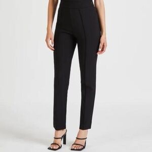 BOA Because of Alice Black High Waist Cigarette Trouser